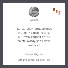 Load image into Gallery viewer, Alta Nº 10 Ten Year Old Tawny Port | 6 Bottles